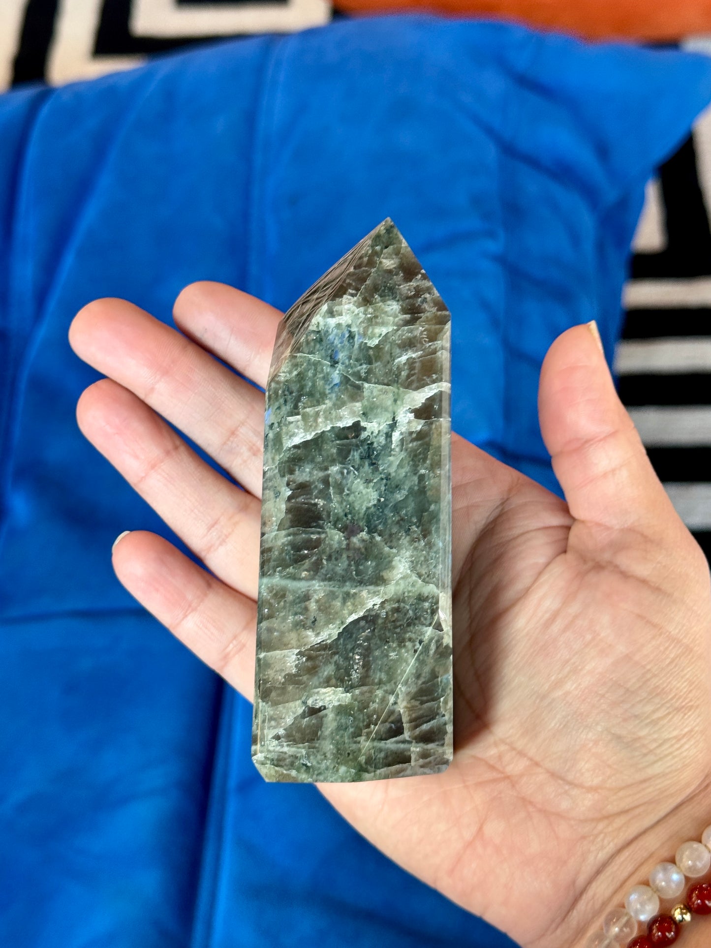 High Flash Labradorite Tower - LB13