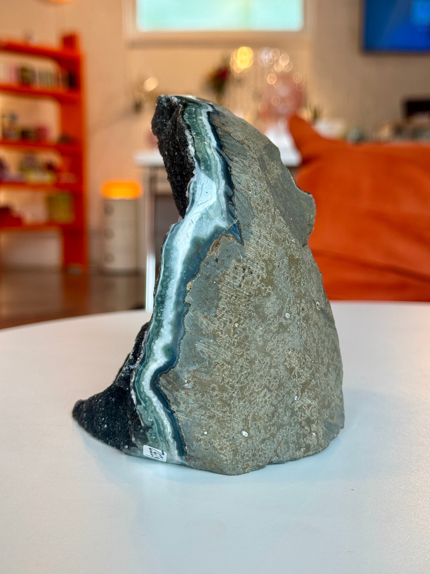 Black Amethyst Cut Base Freeform
