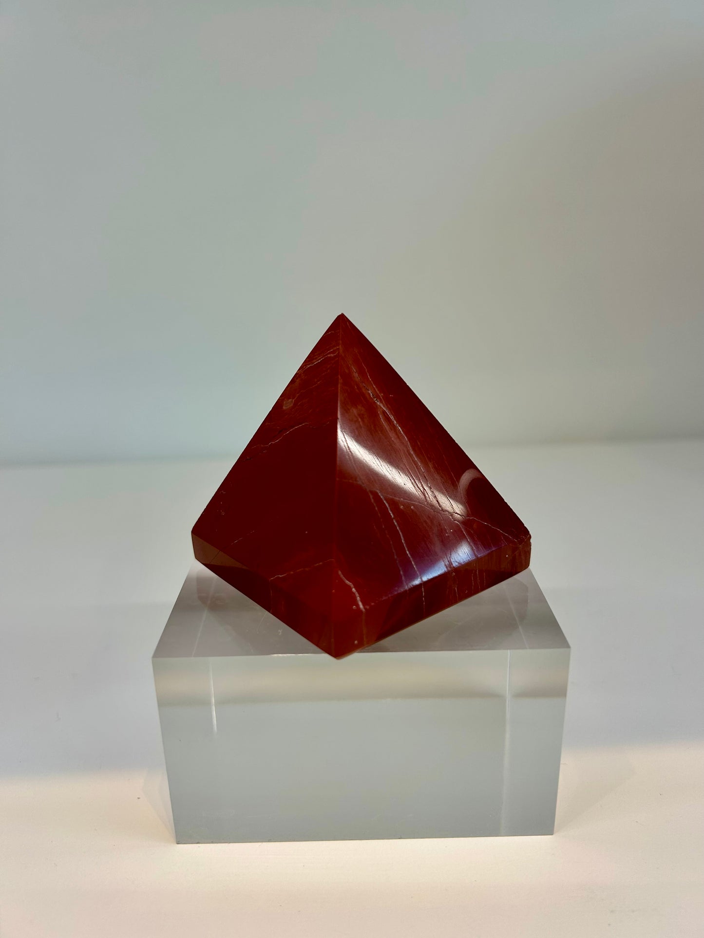 Brazilian Red Jasper Pyramid- RJP 4