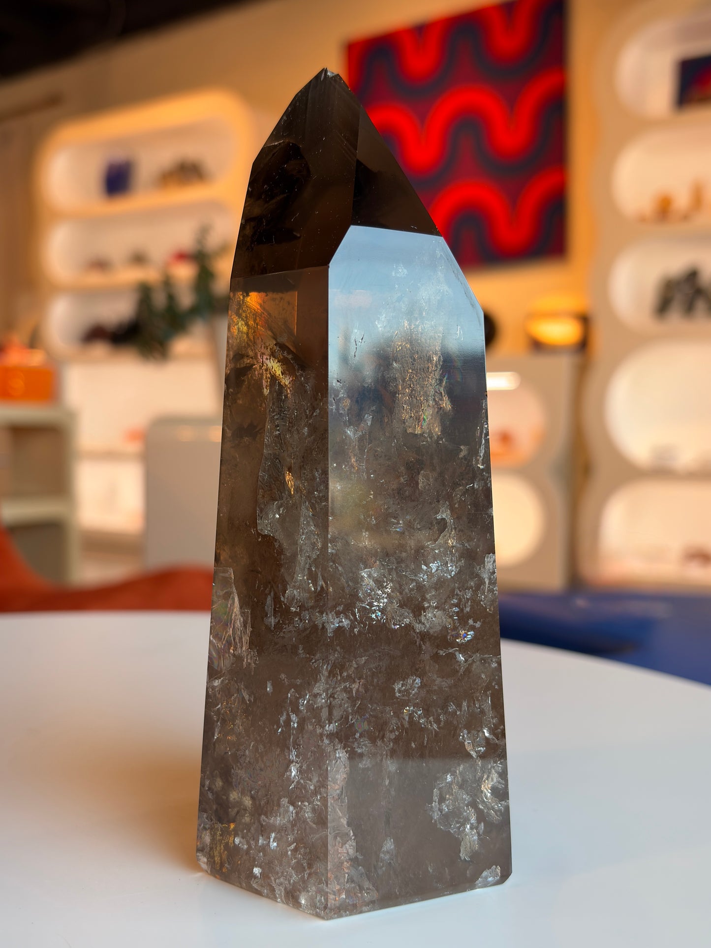 Smoky Quartz Tower