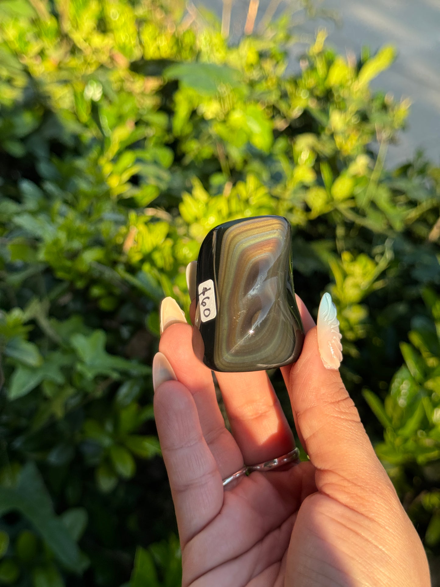 High Grade Rainbow Obsidian Polished Freeform | 📍Mexico RO-9