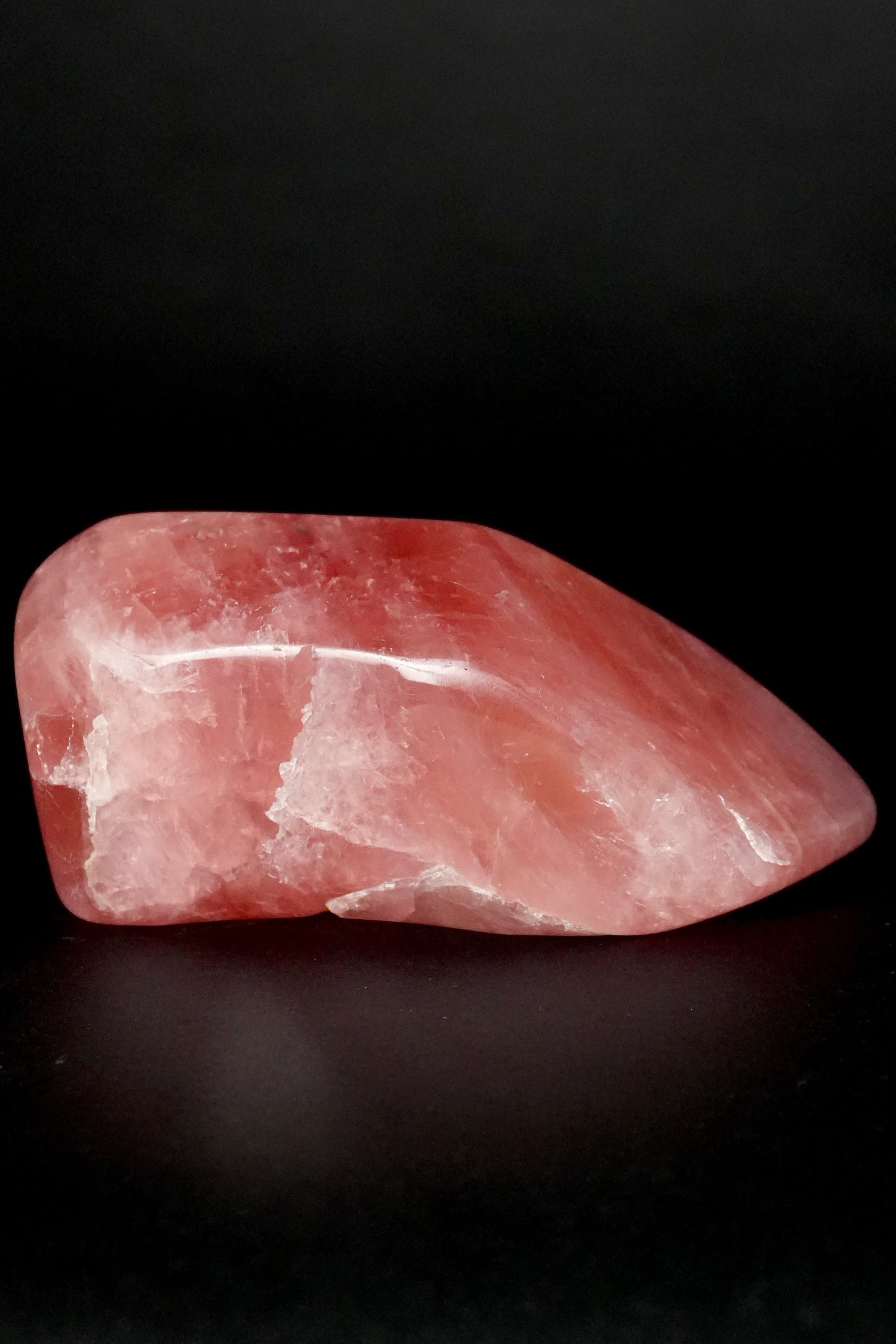 Brazilian Rose Quartz Polished Freeform