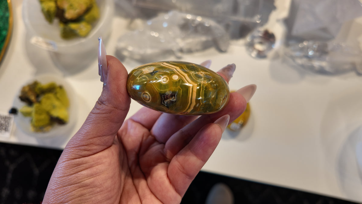 Ocean Jasper Palm Stone
