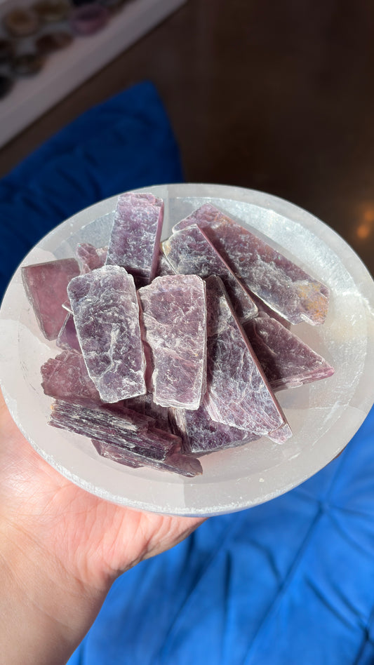 Lepidolite Blades