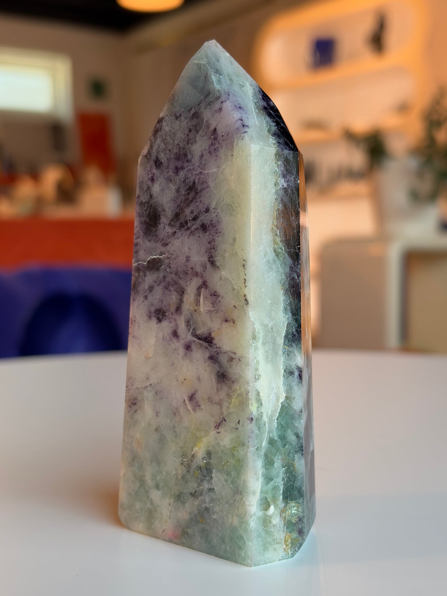 Rainbow Fluorite Tower RF-1