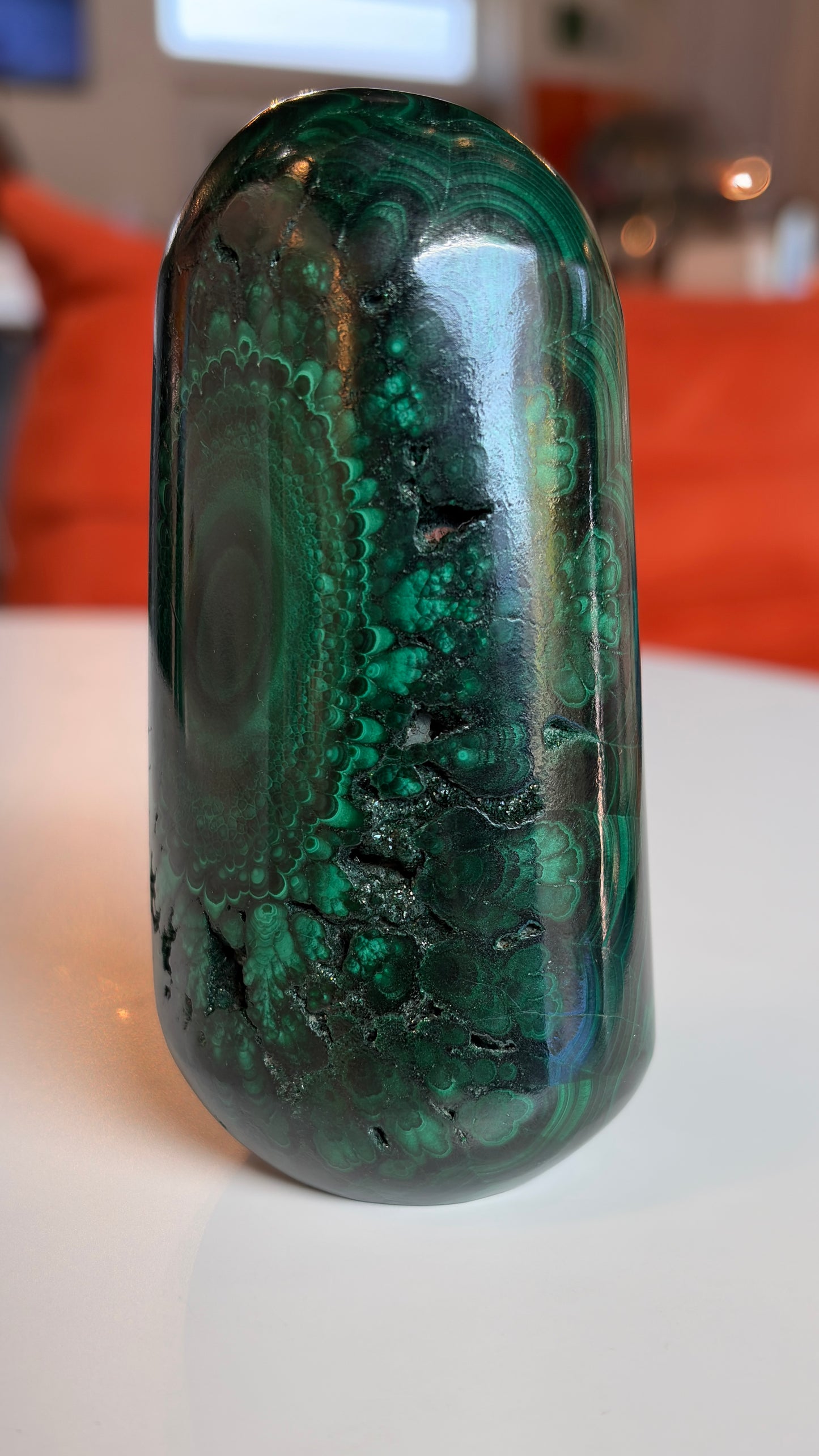 High Grade Polished Malachite Freeform