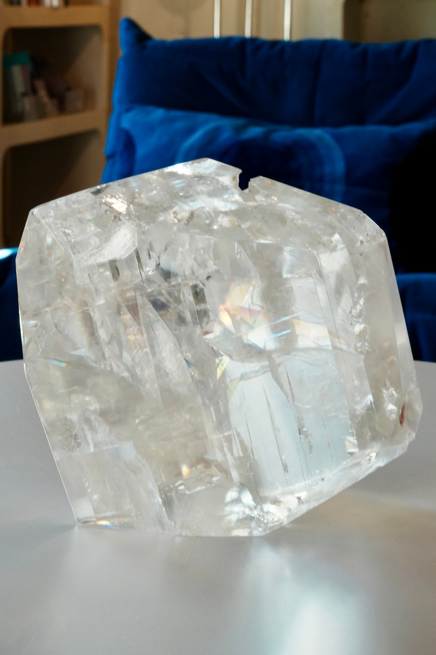 Large Rare Extra Grade Optical Calcite Freeform / Iceland Spar