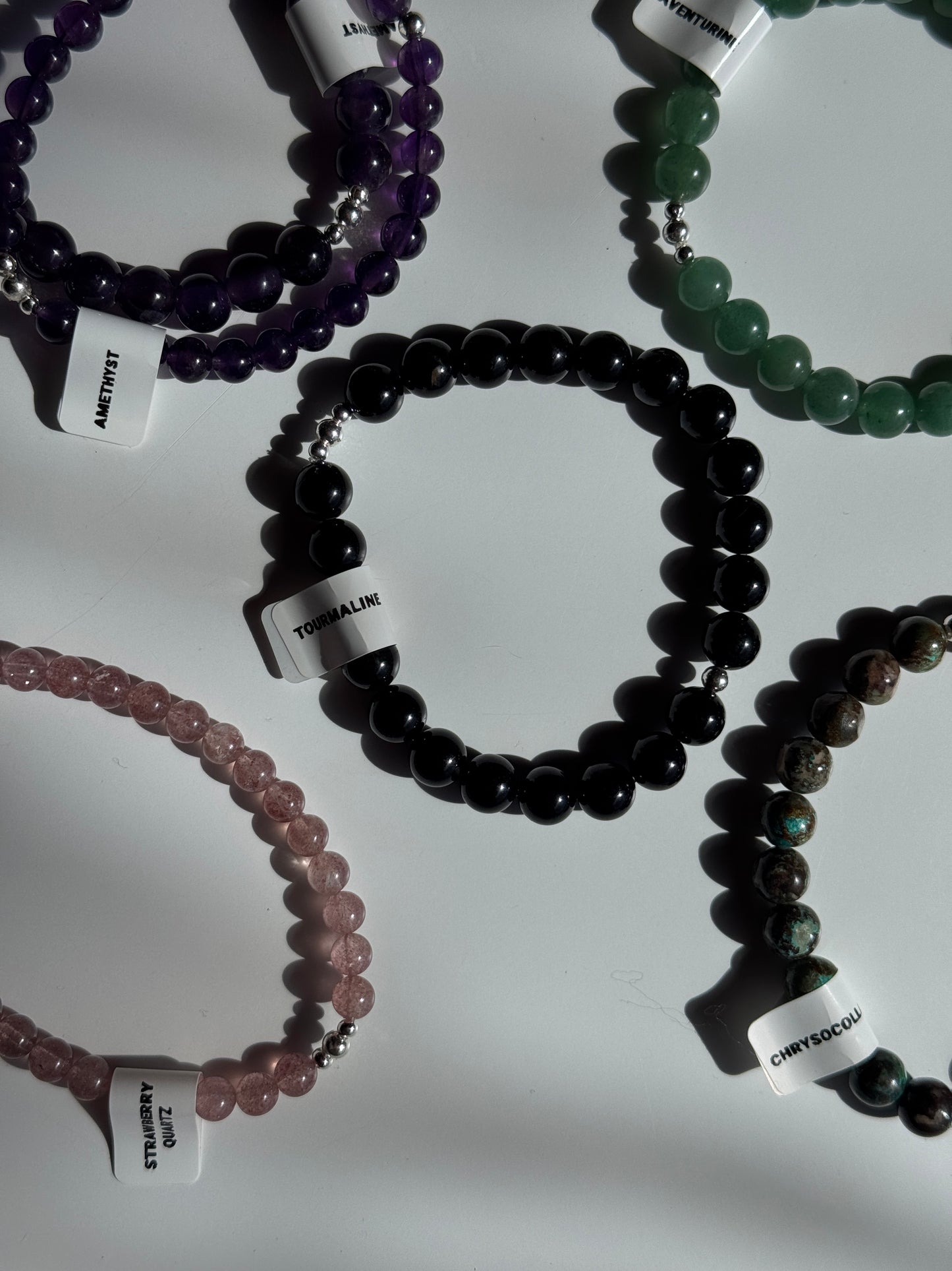 Reiki Charged Crystal Bracelets by Luna Metaphysical