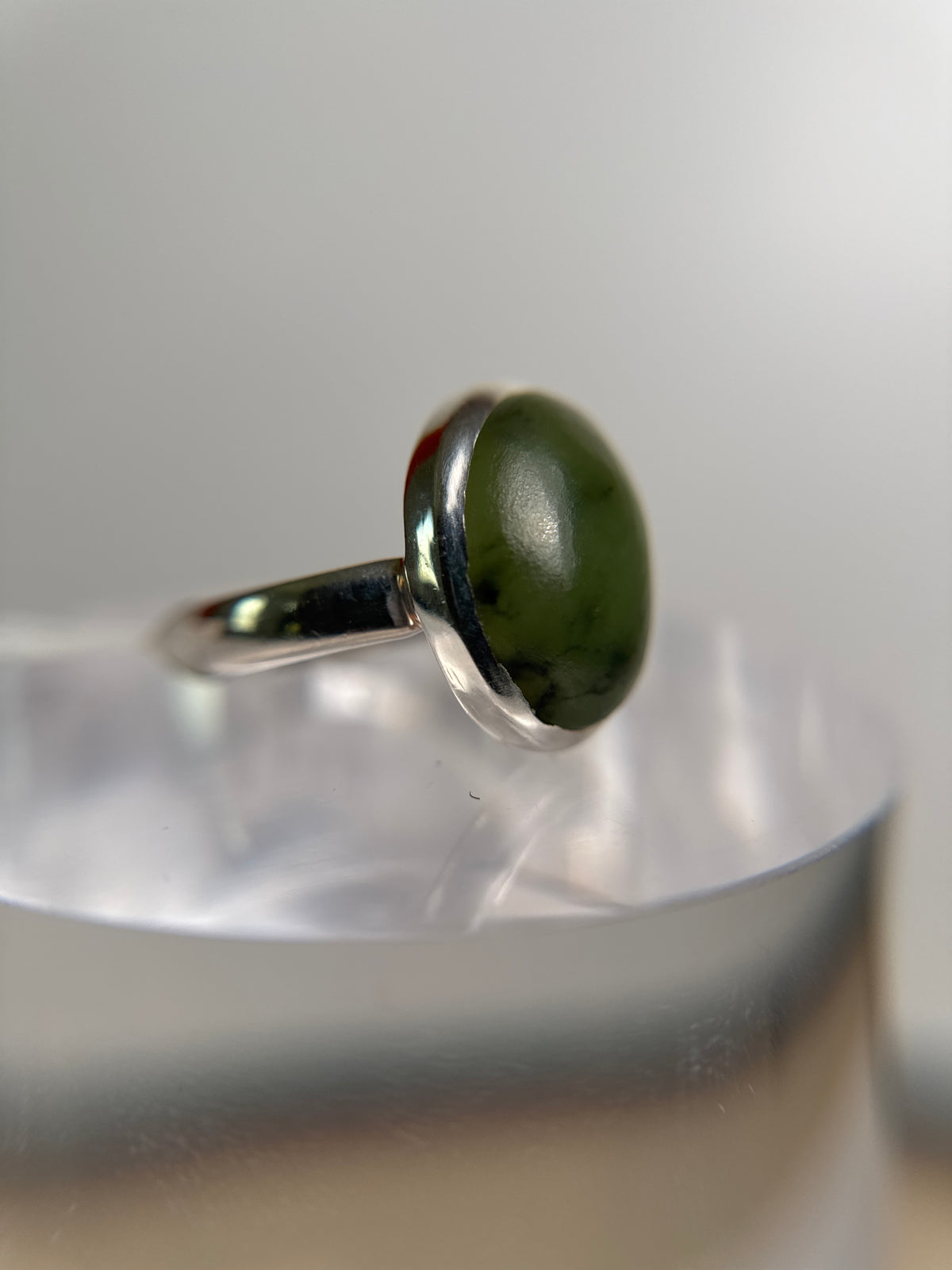 Nephrite Jade Ring Size 6