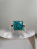 Blue Copper Turquoise Ring Size 11