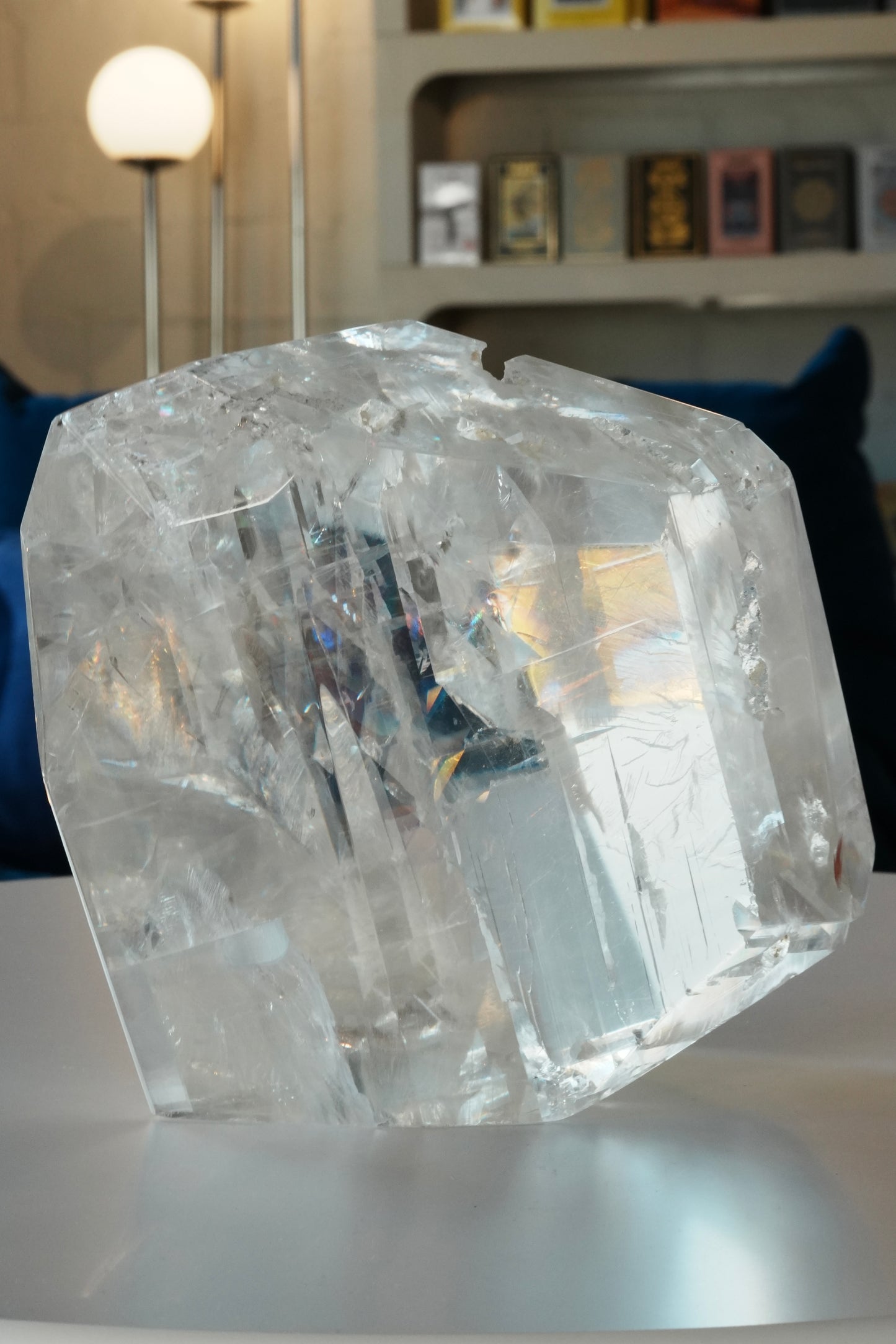 Large Rare Extra Grade Optical Calcite Freeform / Iceland Spar