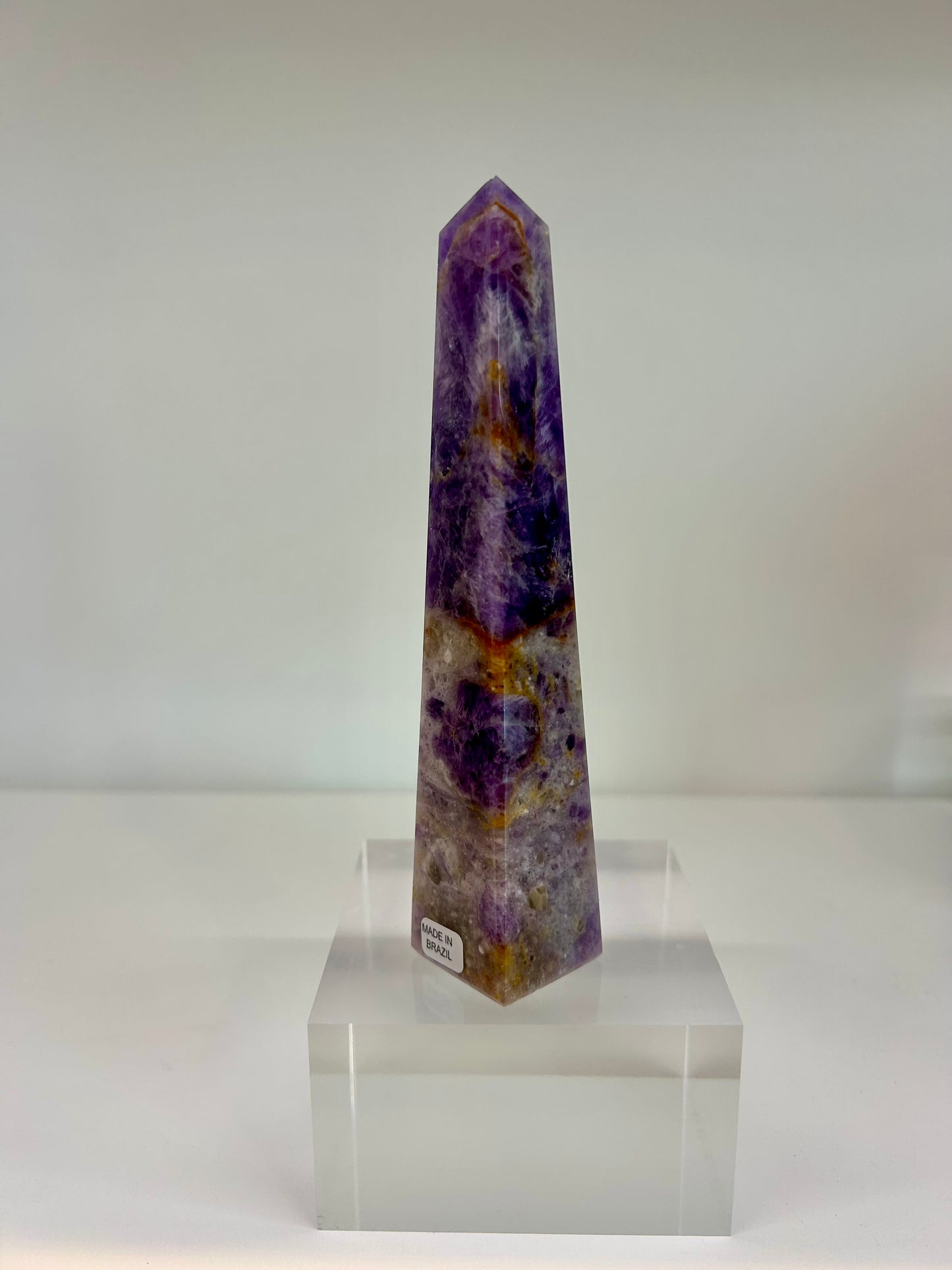 Brazilian Chevron Amethyst Tower -CAT5