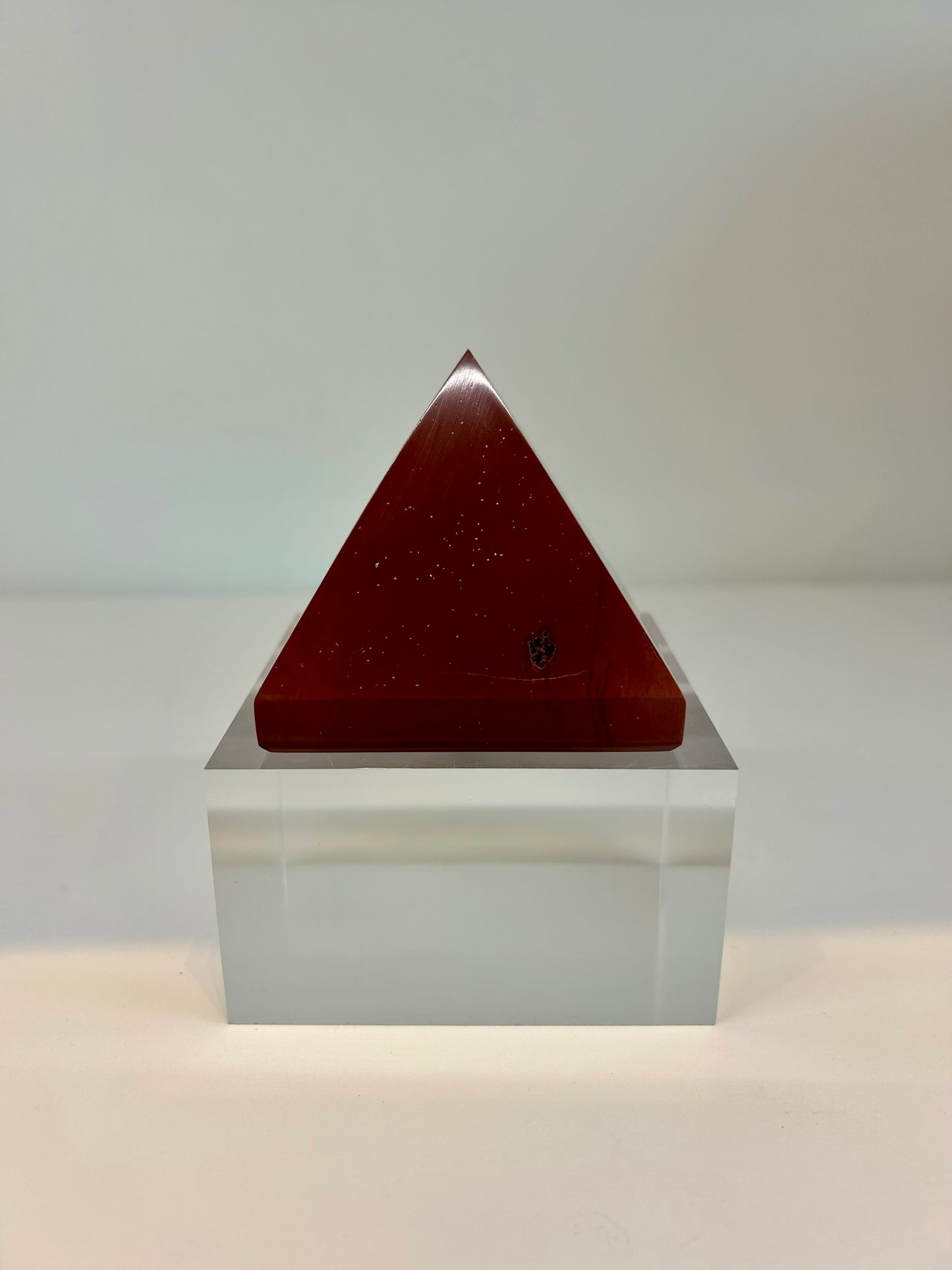 Brazilian Red Jasper Pyramid- RJP 5