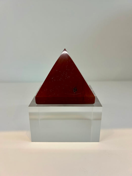 Brazilian Red Jasper Pyramid- RJP 5