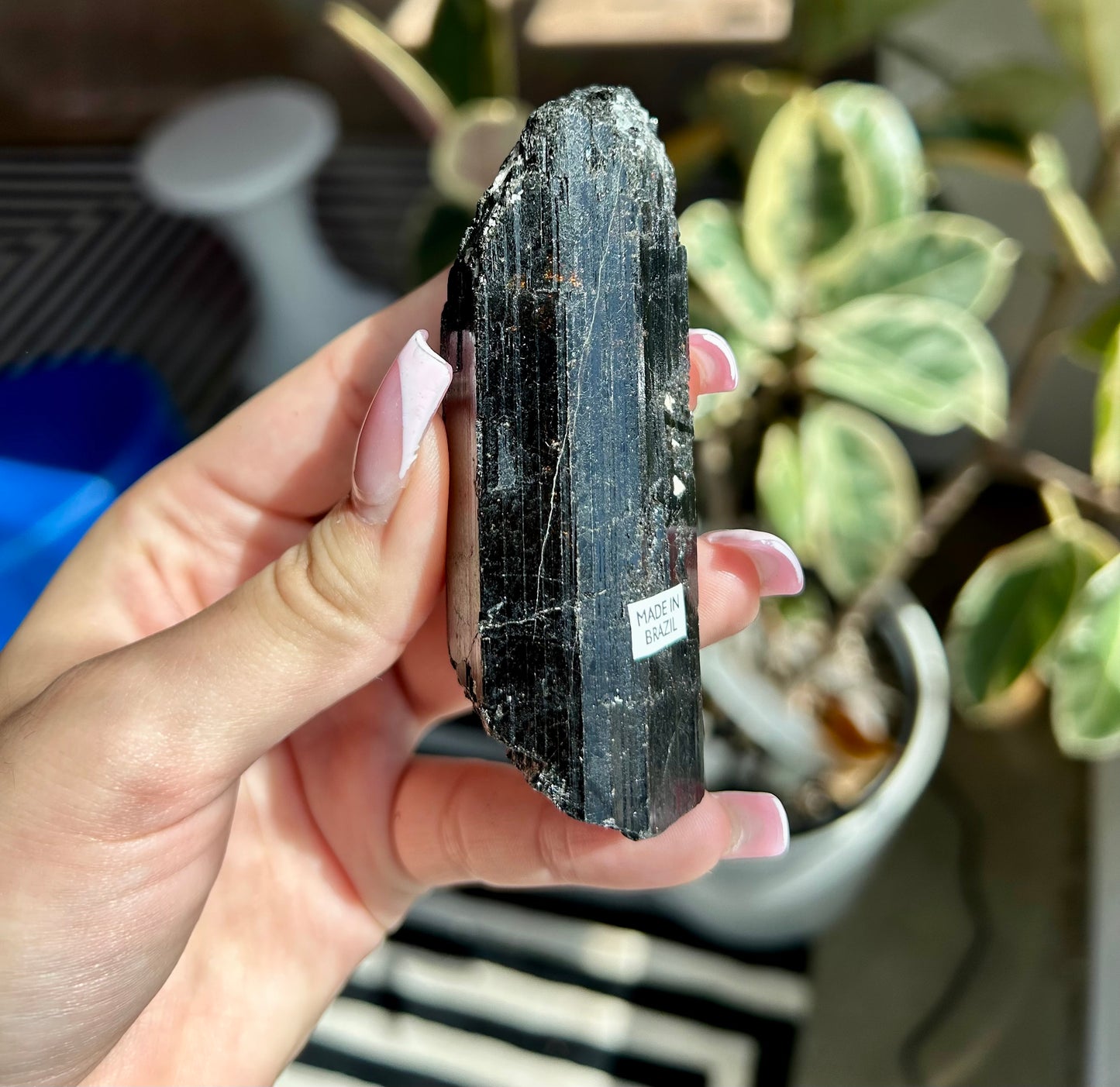 AAA+ Unpolished Black Tourmaline