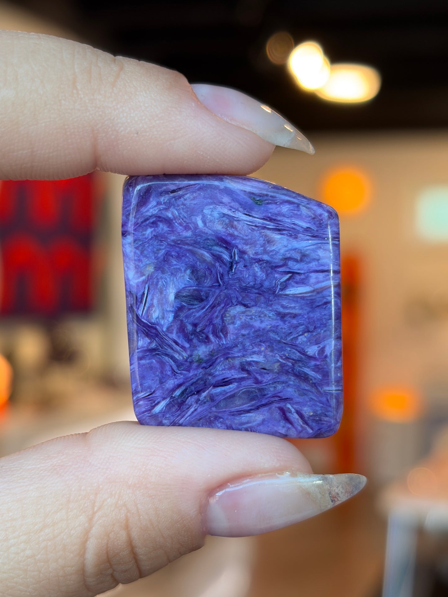 Charoite Disks