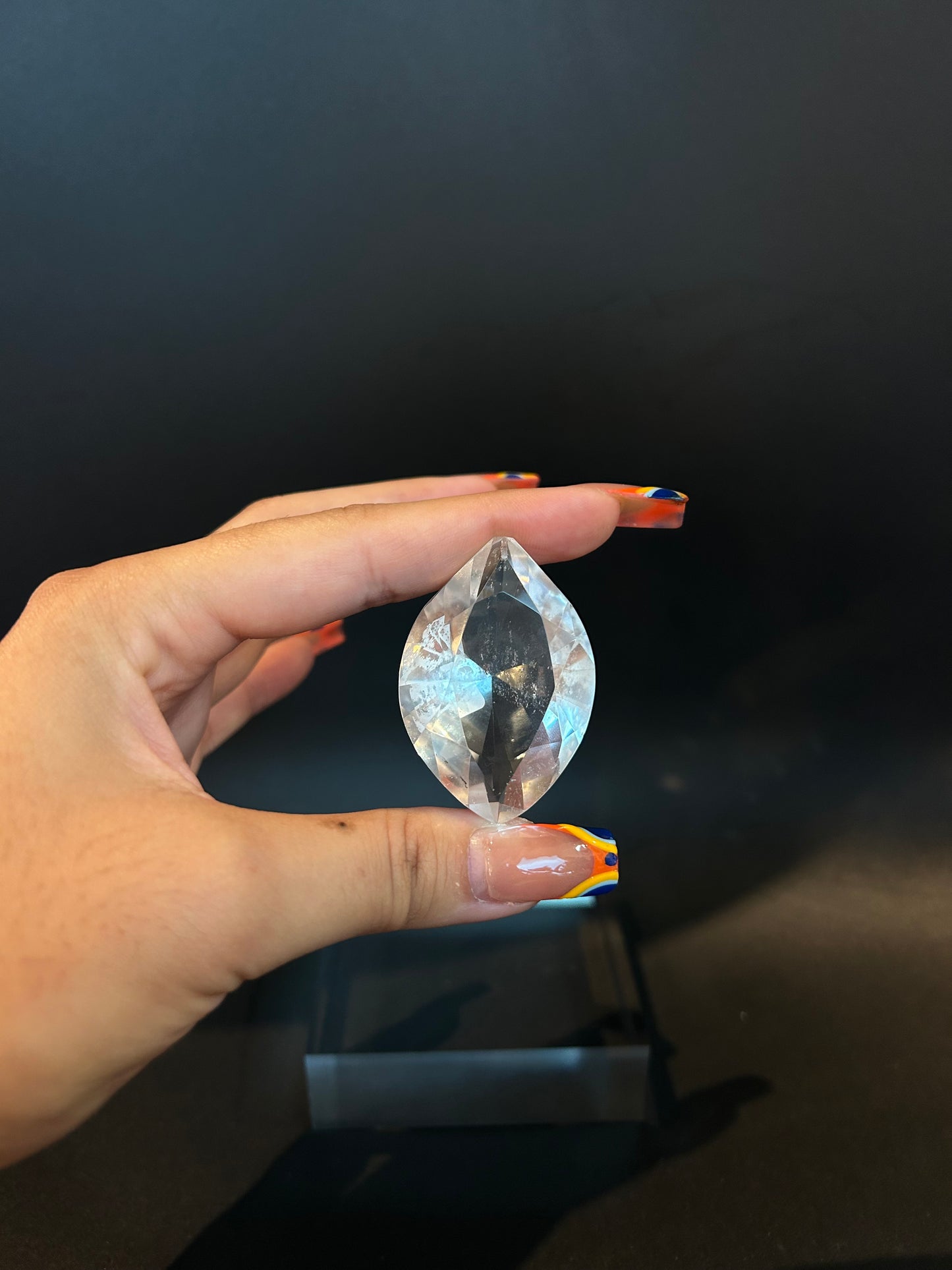 Diamond Cut Clear Quartz :DQ6