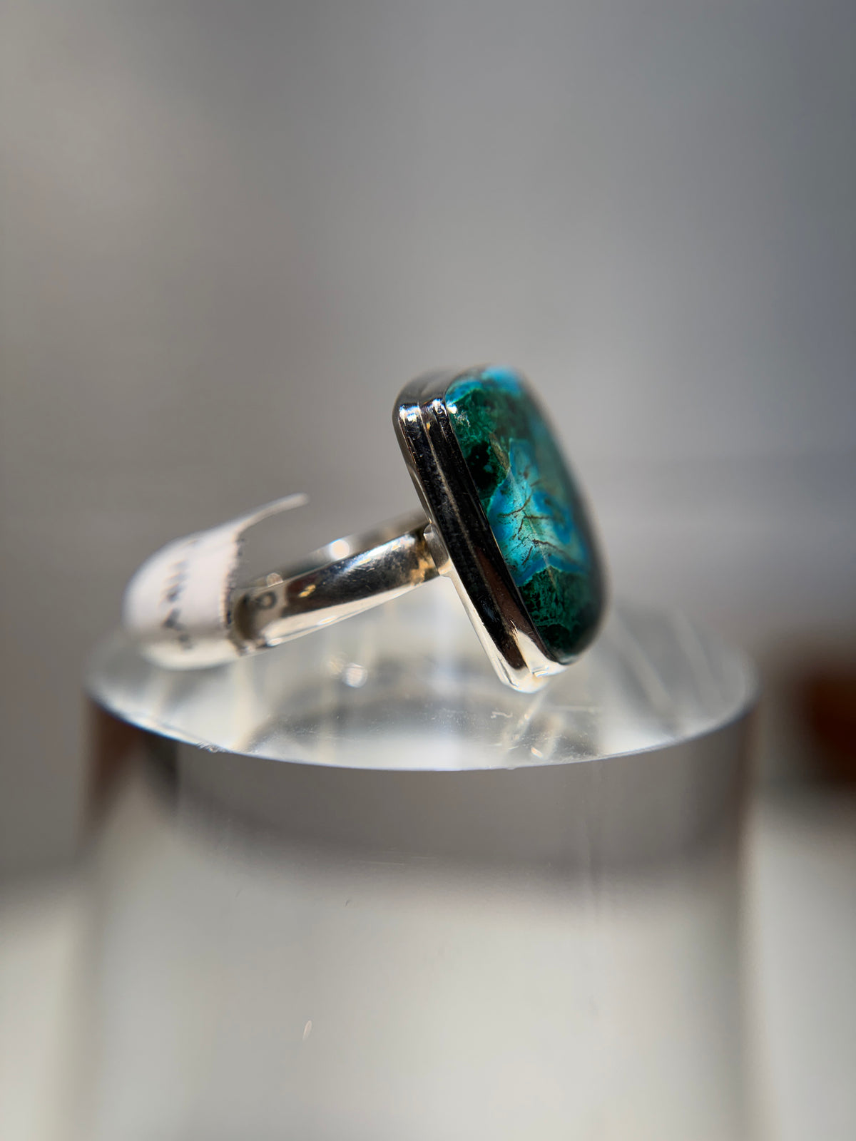 Malachite & Chrysocolla Ring Size 12