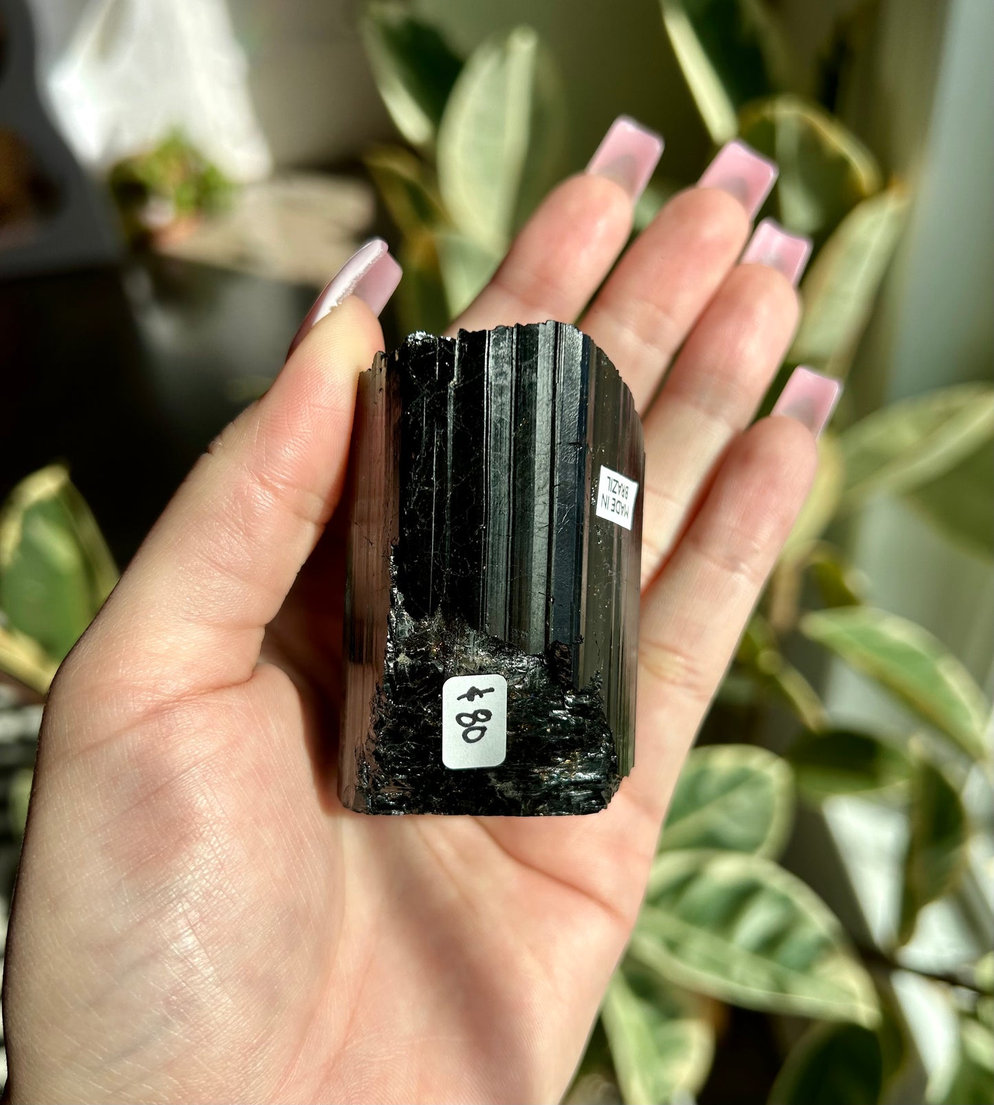 AAA+ Unpolished Black Tourmaline