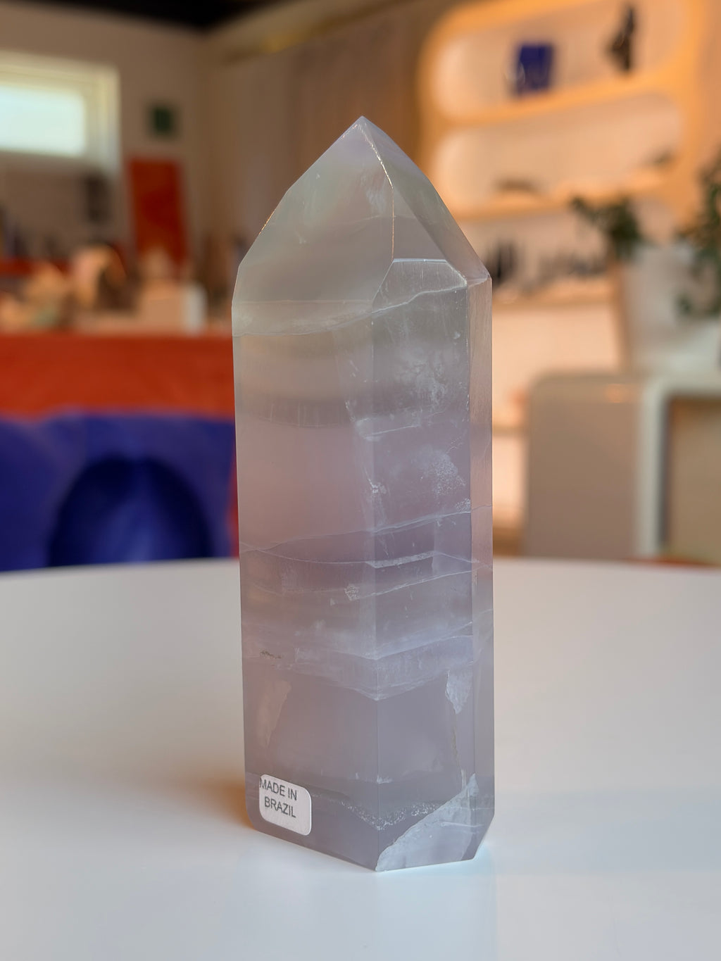 Lavender Rainbow Fluorite Tower LF09