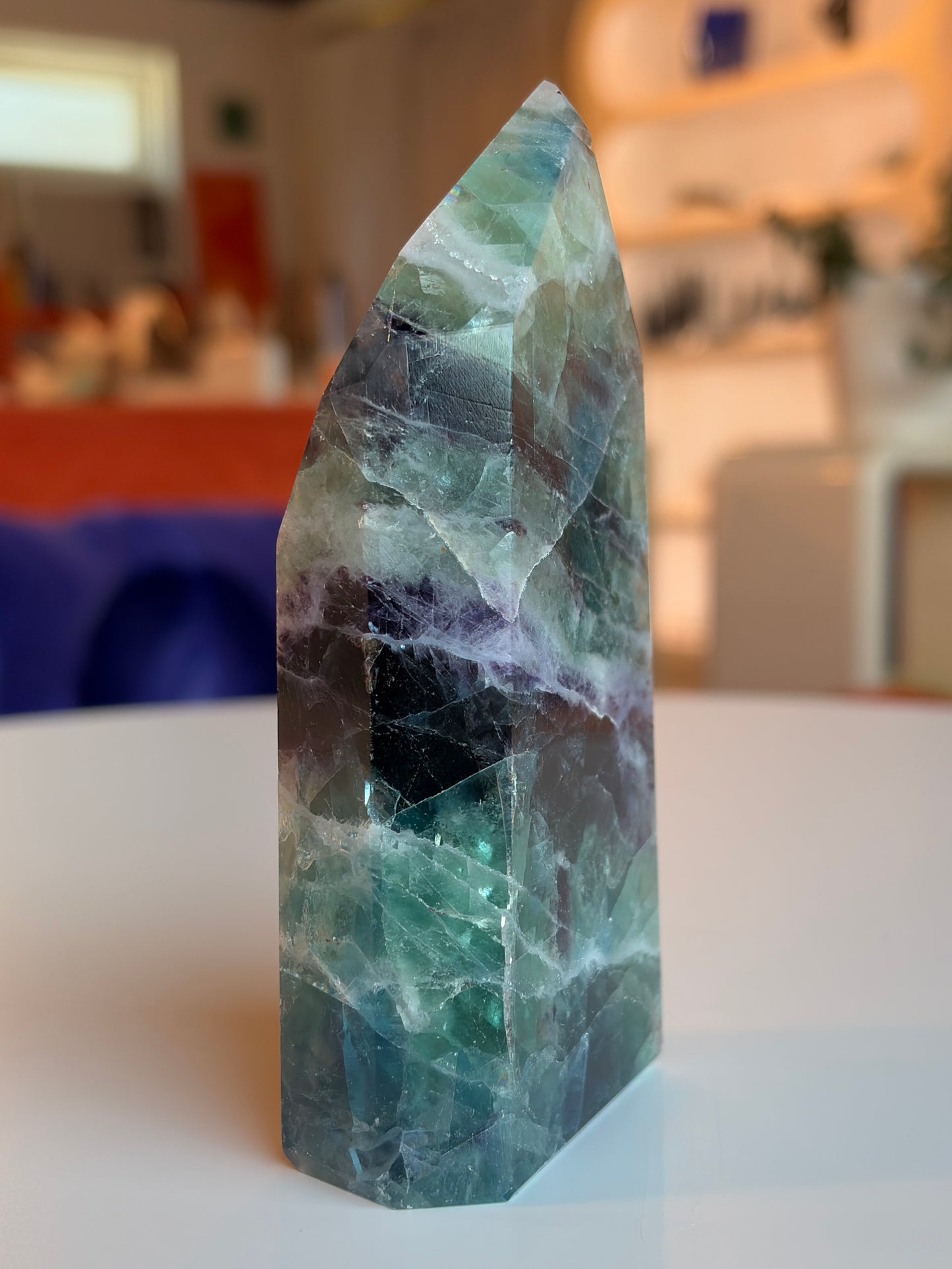 Rainbow Fluorite Tower RF09