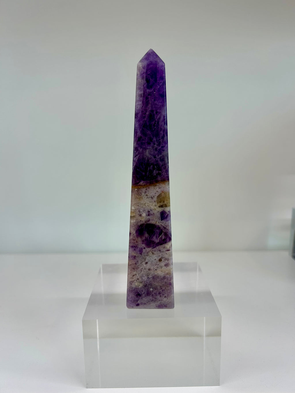 Brazilian Chevron Amethyst Tower -CAT5