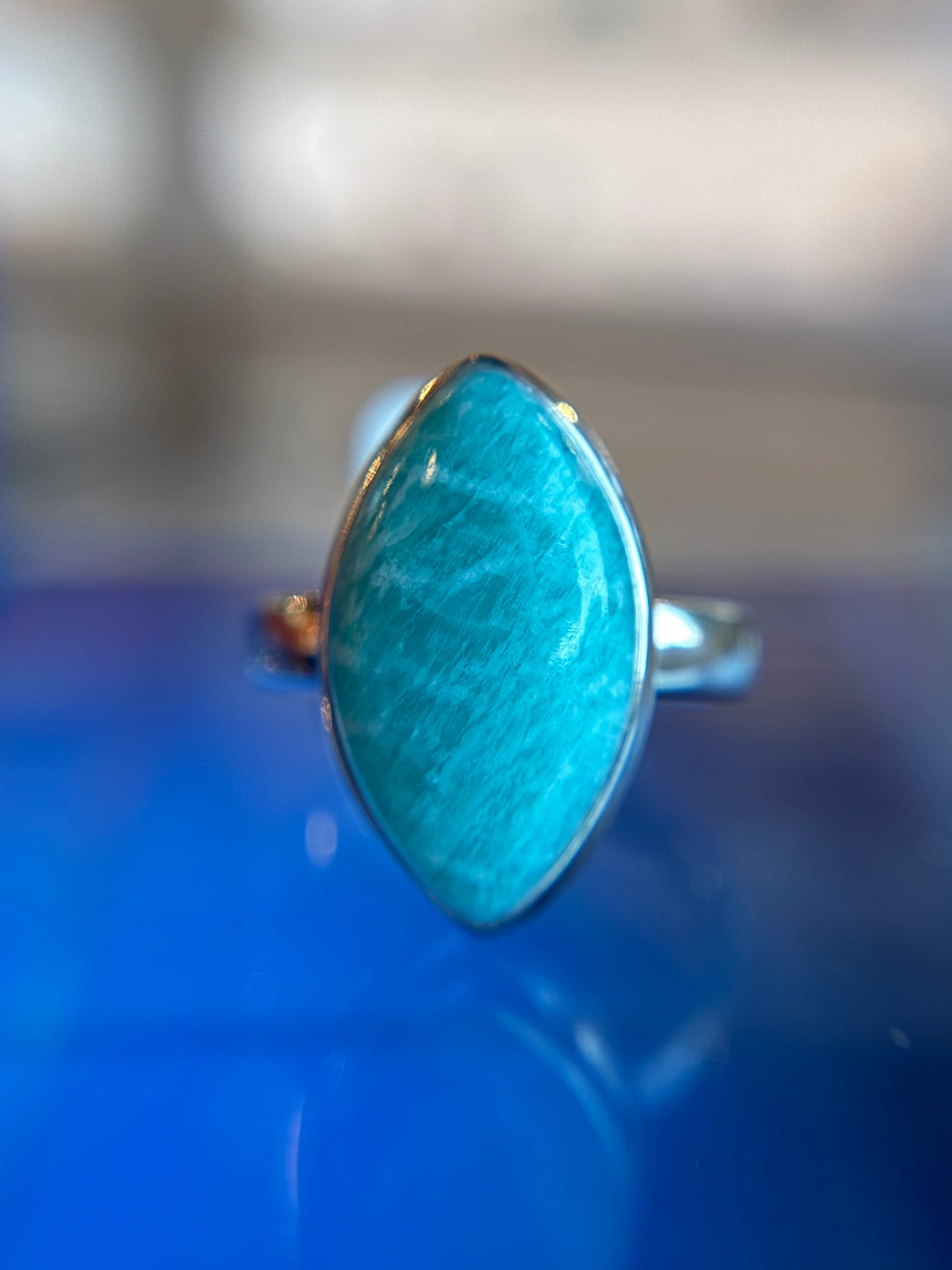 Amazonite Ring Sterling Silver