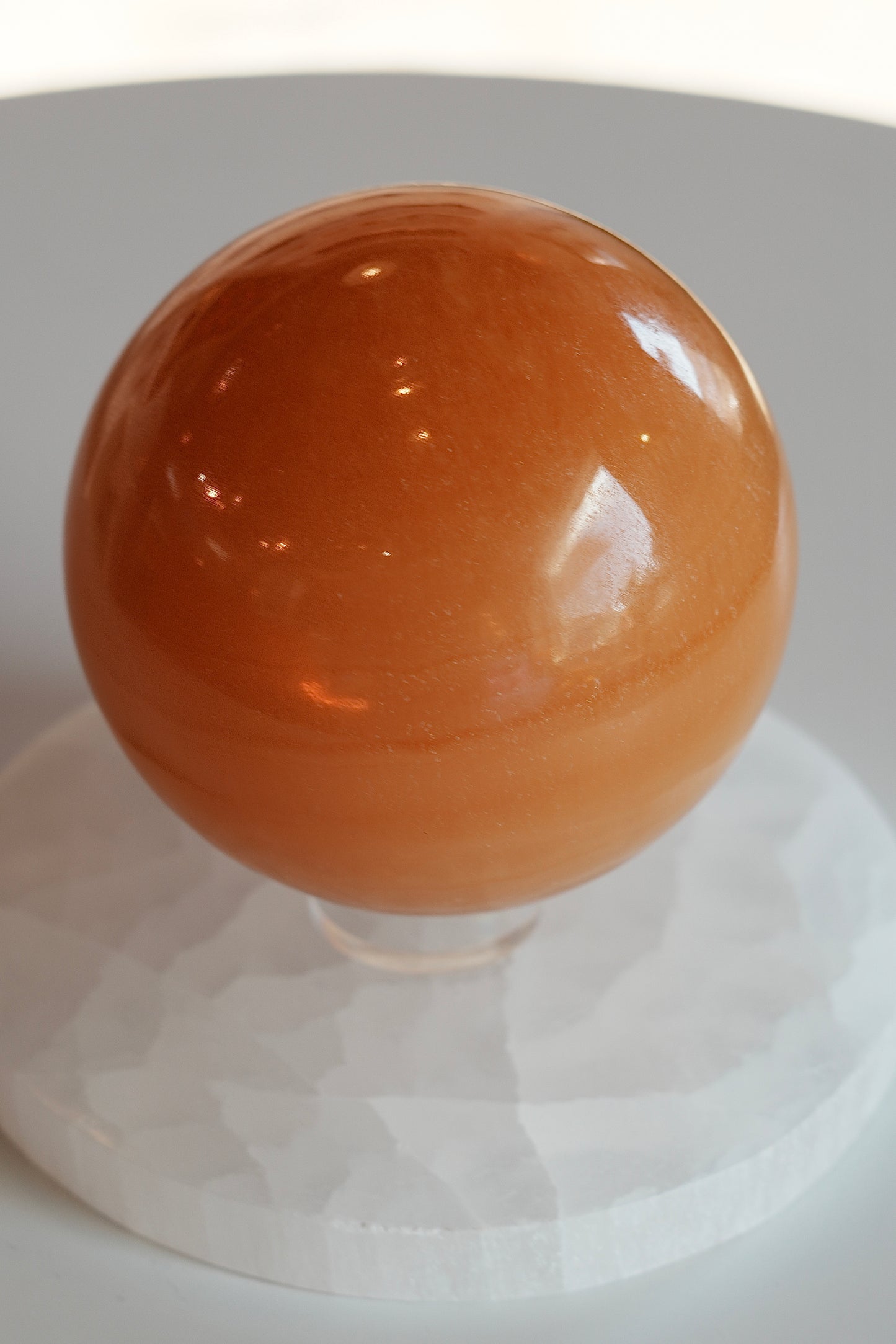 Orange Calcite Sphere