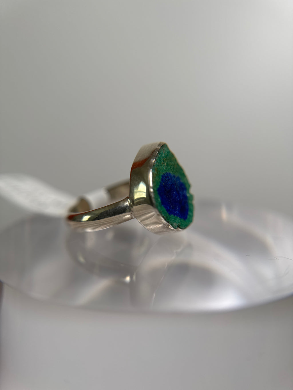 Blueberry Azurite Ring Size 5