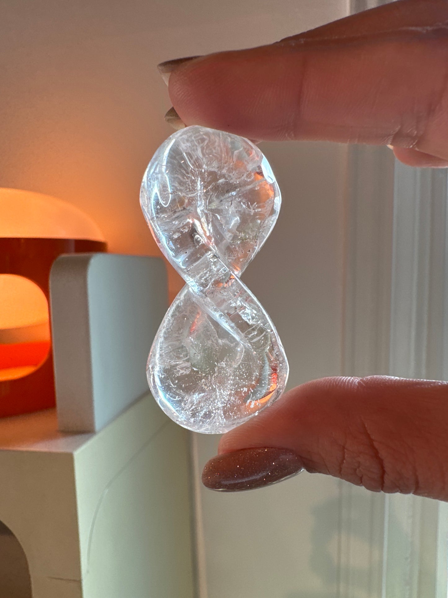 Clear Quartz Infinity