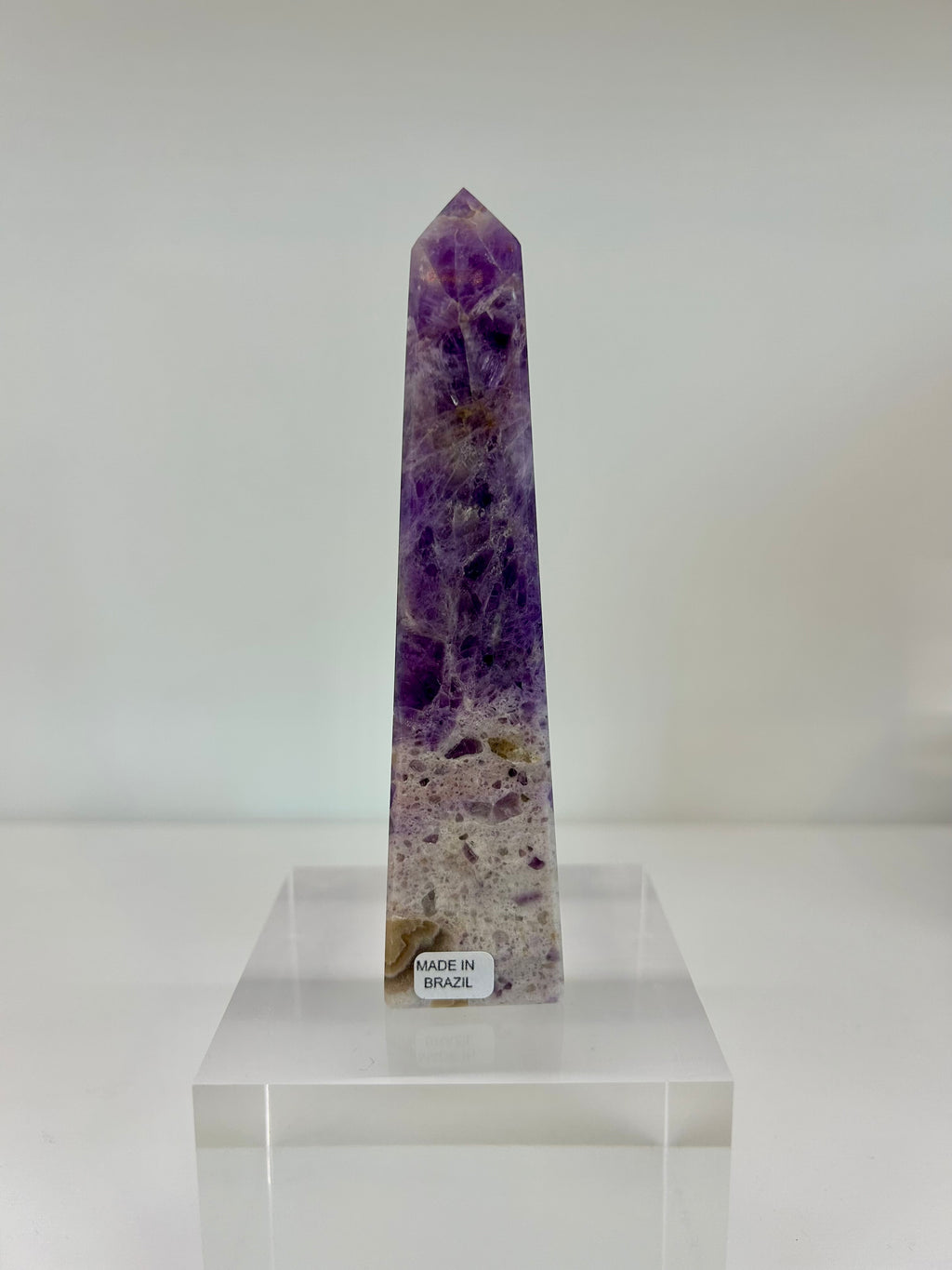 Brazilian Chevron Amethyst Tower- CAT3