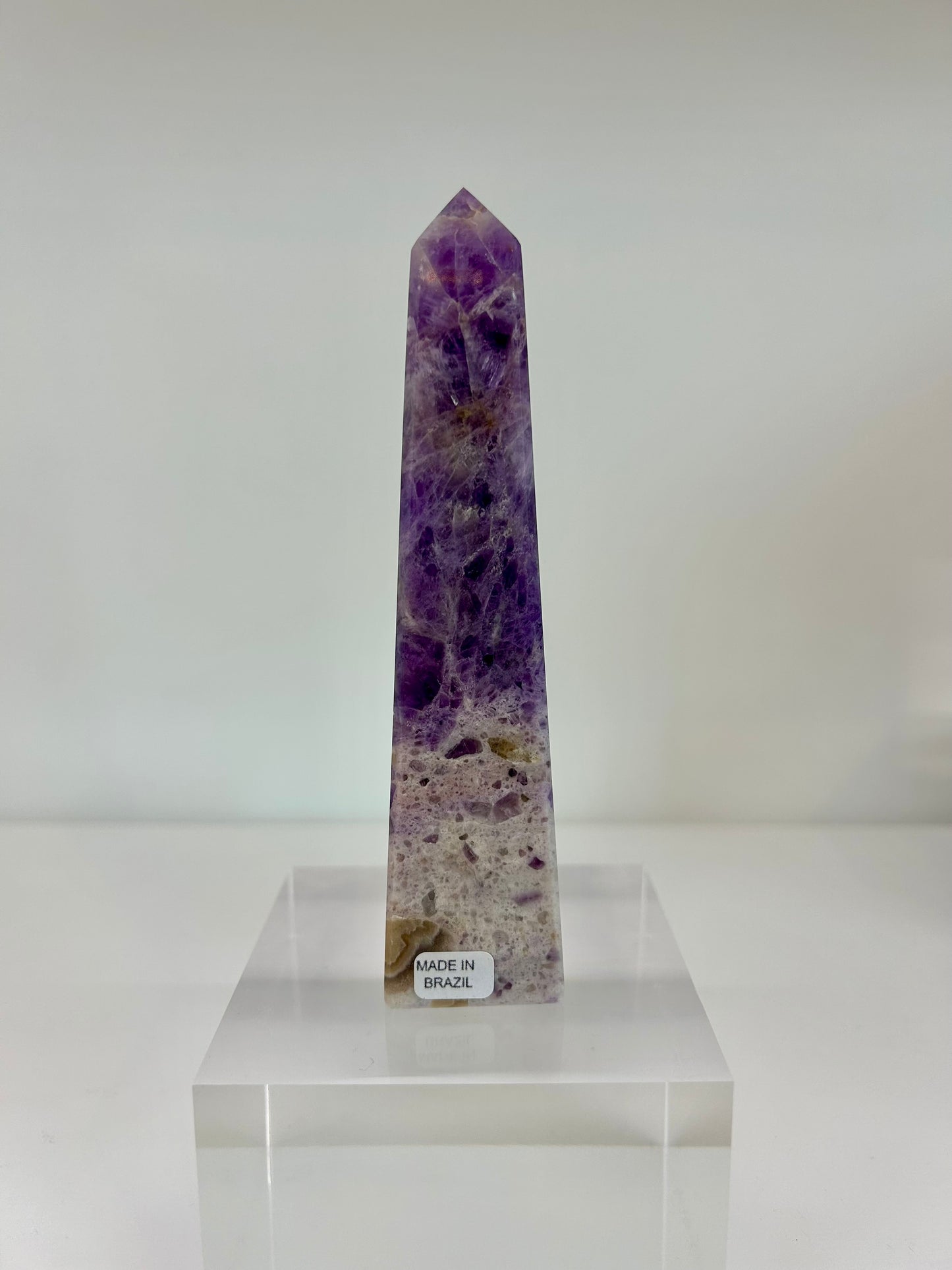 Brazilian Chevron Amethyst Tower- CAT3