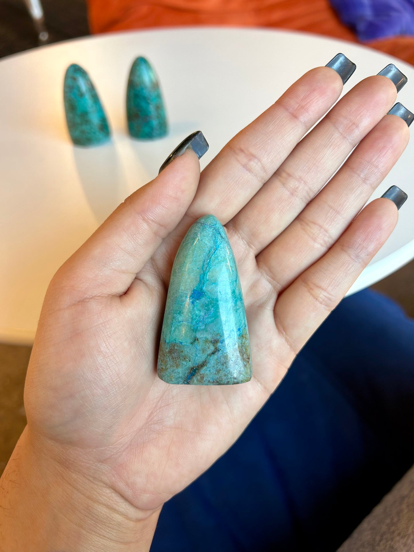 Peruvian Chrysocolla Freeform