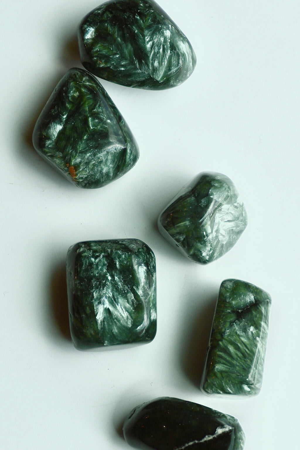High Grade Seraphinite Tumbled