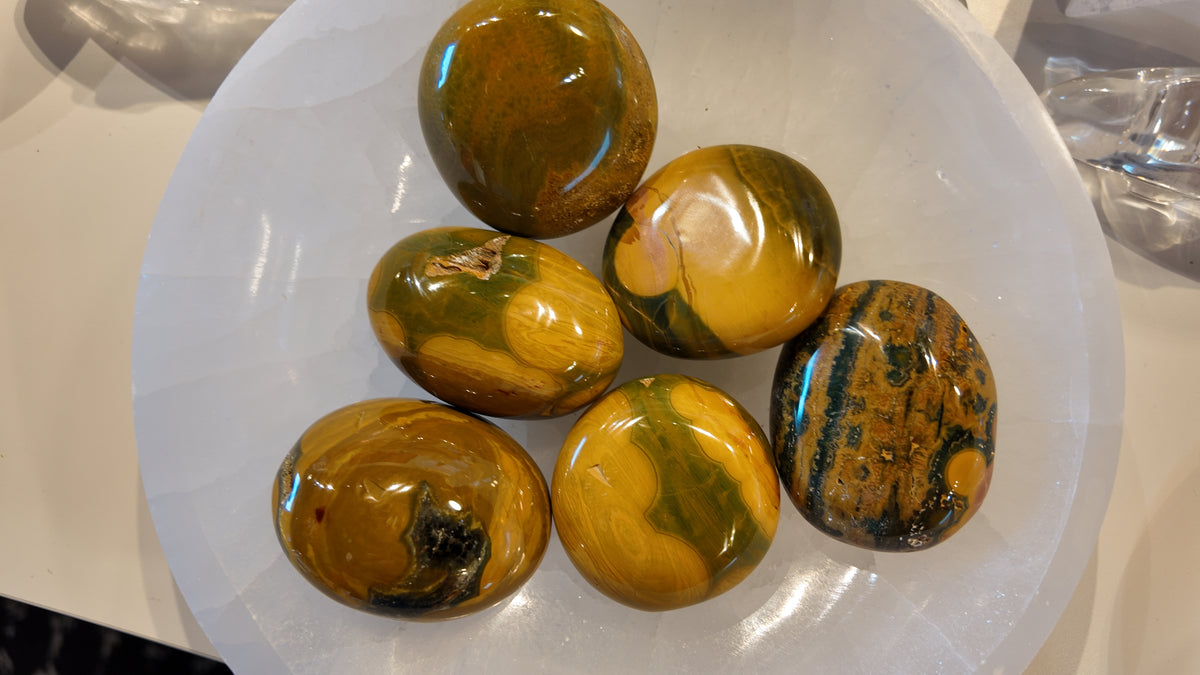Ocean Jasper Palm Stone
