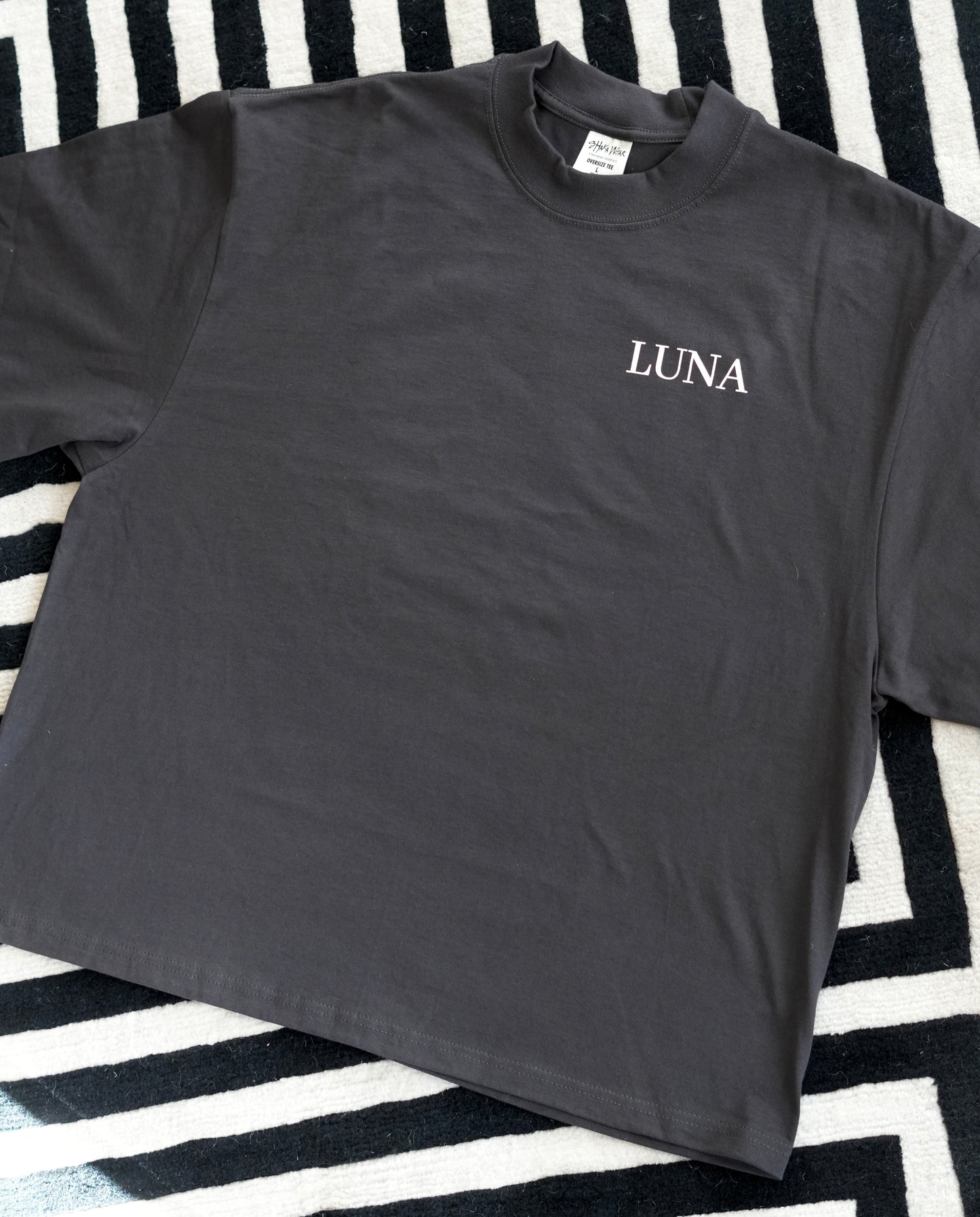 Grey Luna Logo T Shirt