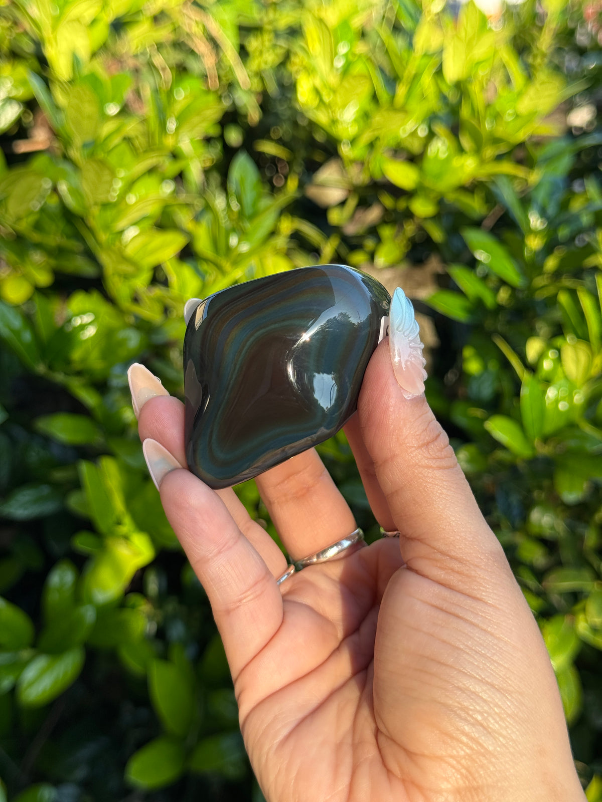 High Grade Rainbow Obsidian Polished Freeform | 📍 Mexico RO-3