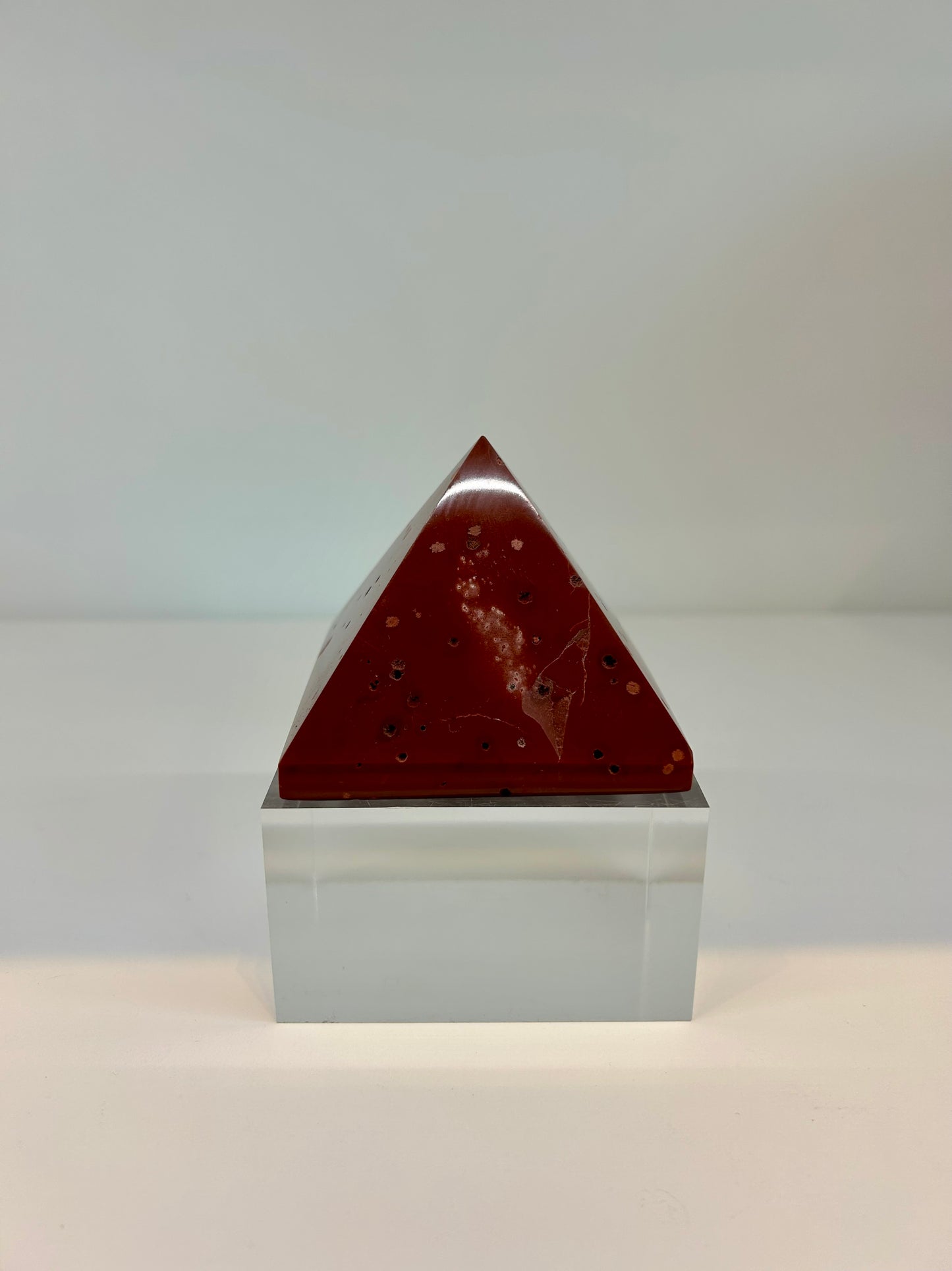 Brazilian Red Jasper Pyramid -RJP 1