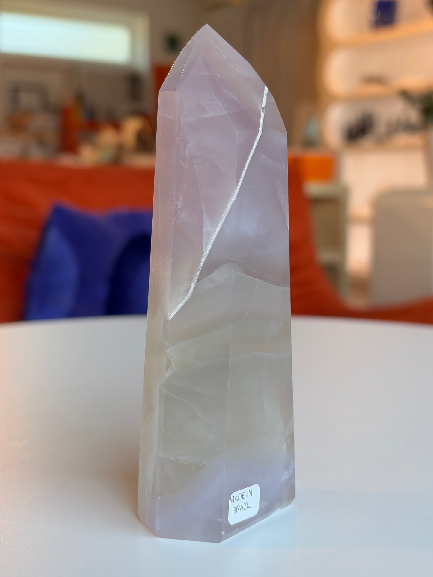 Lavender Rainbow Fluorite Tower LF06