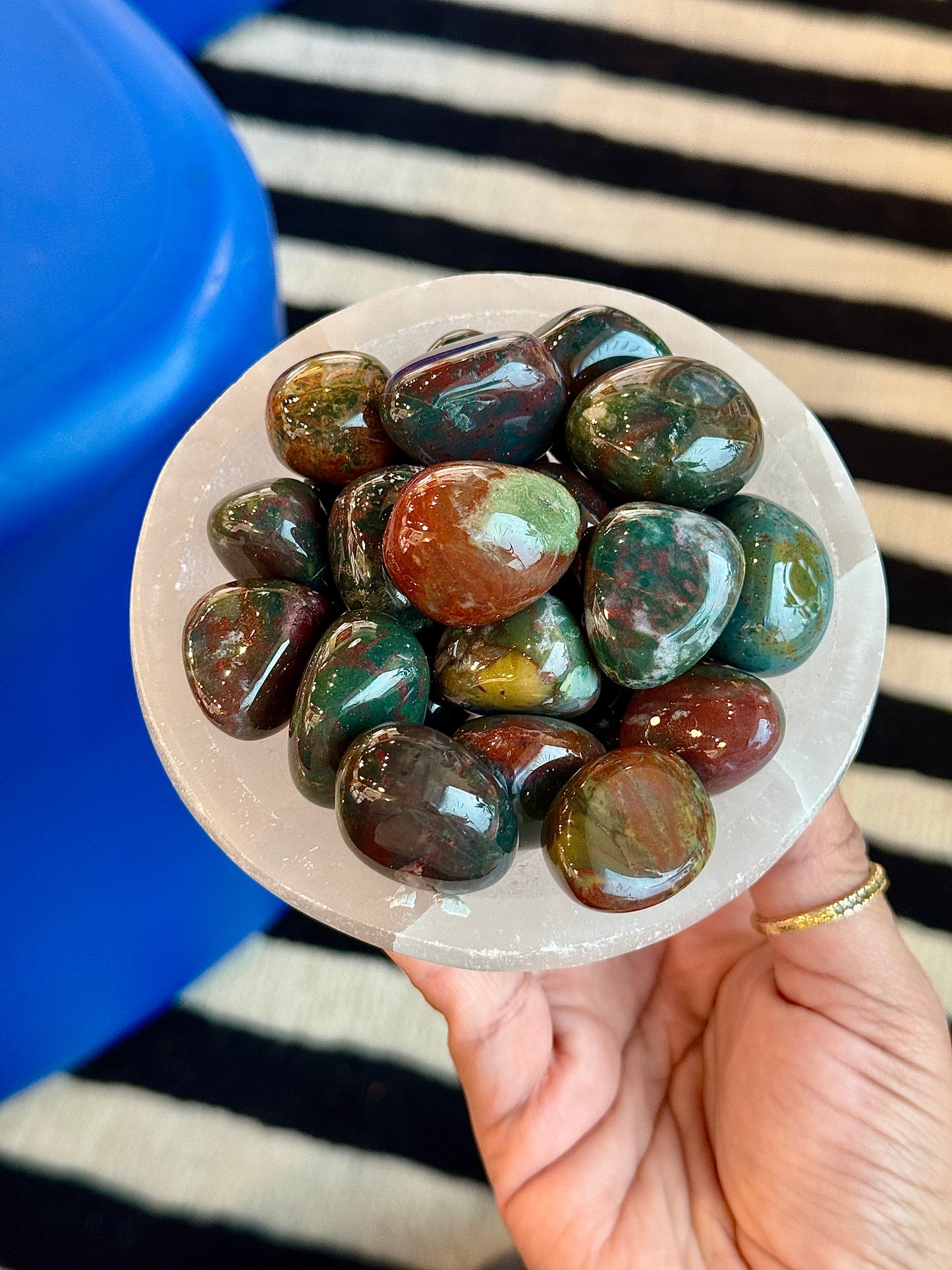 High Grade Bloodstone Tumbled