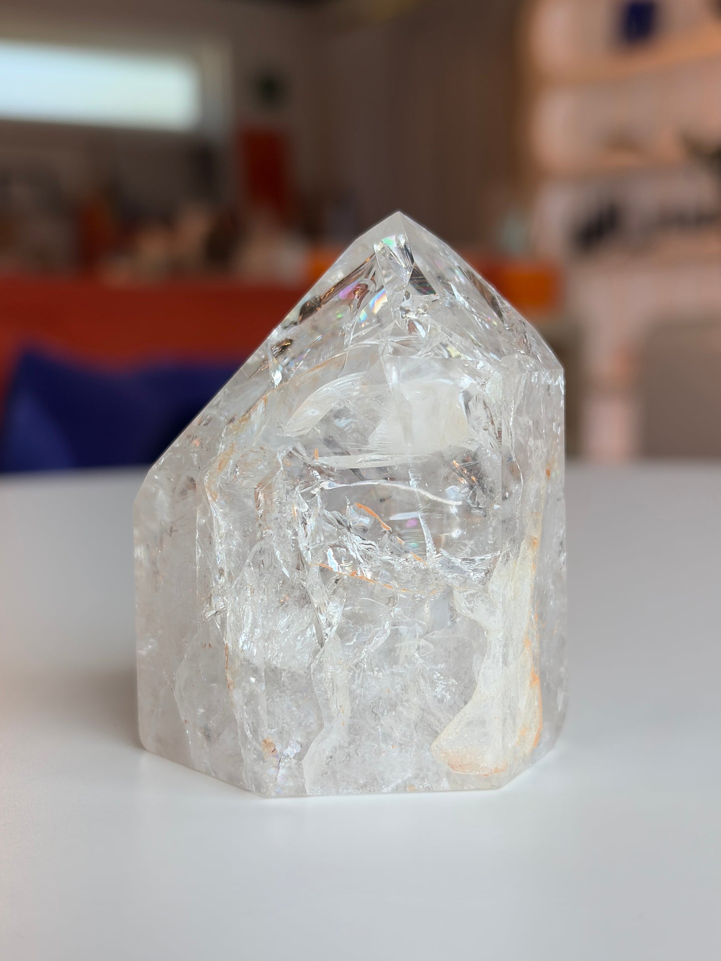 Brazilian Crackle Quartz Tower CQ02