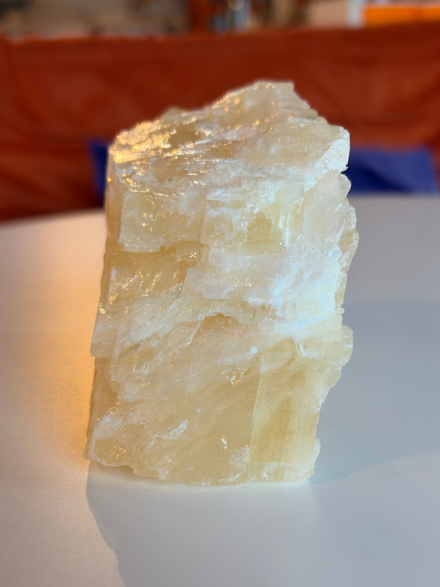 Rough Yellow Calcite Freeform