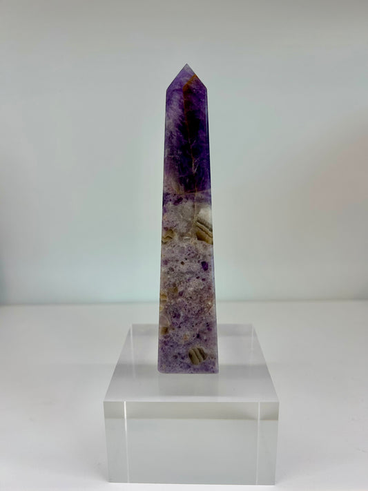 Brazilian Chevron Amethyst Tower- CAT 7