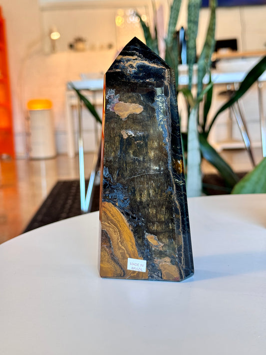Blue Tigers Eye Tower
