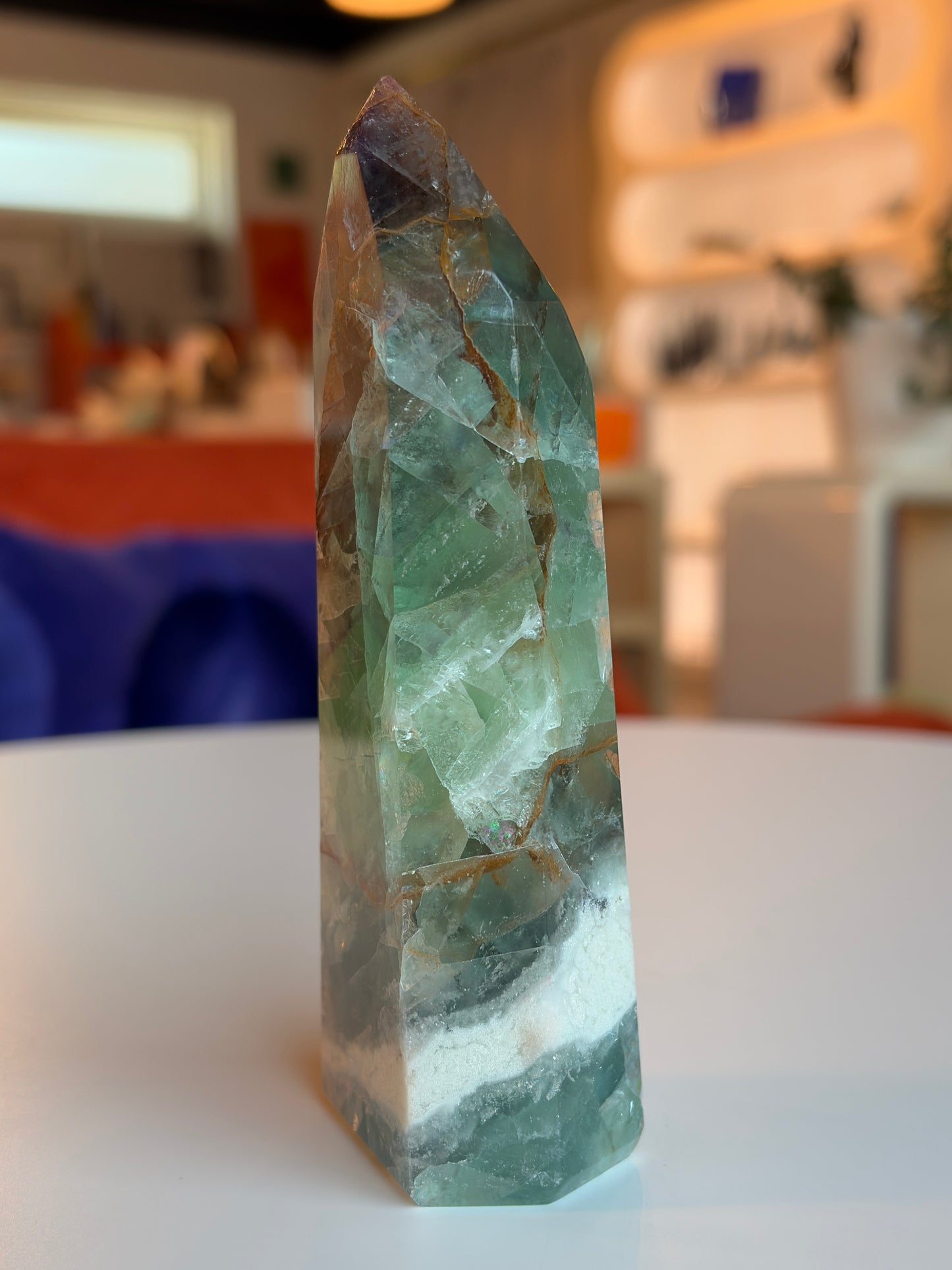 Rainbow Fluorite Tower RF-4