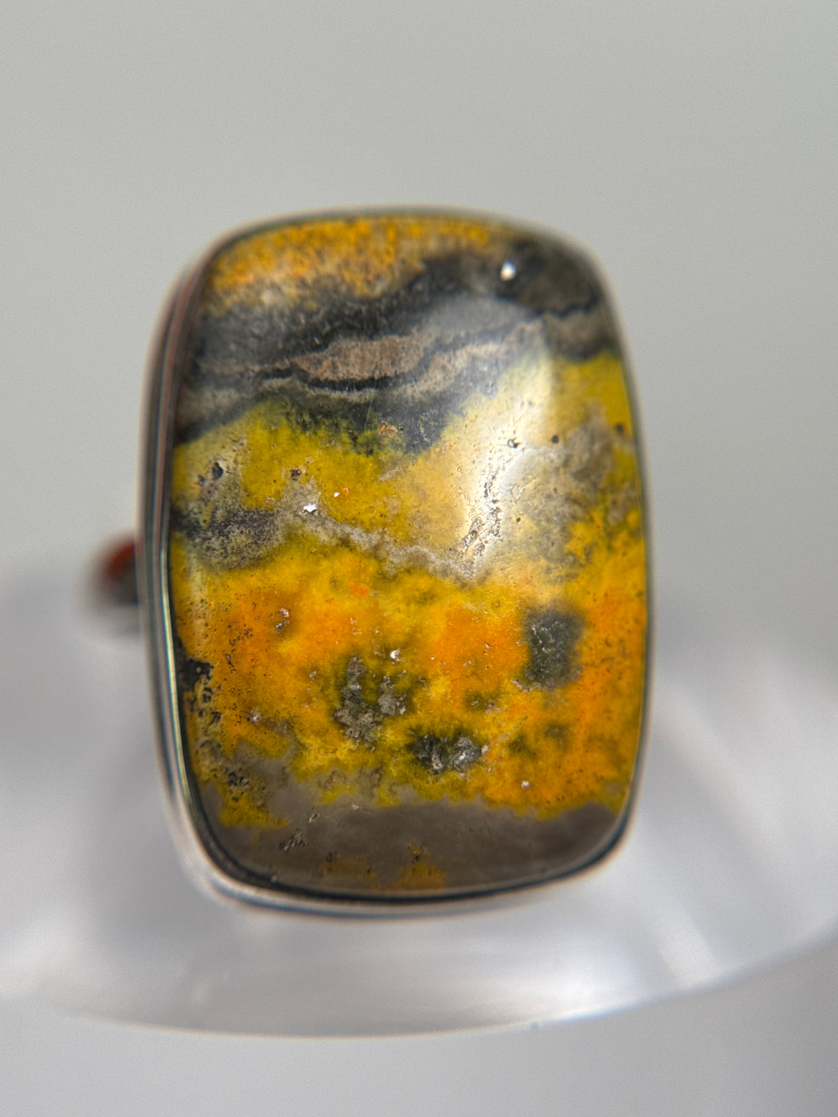 Bumblebee Jasper Ring Size 11