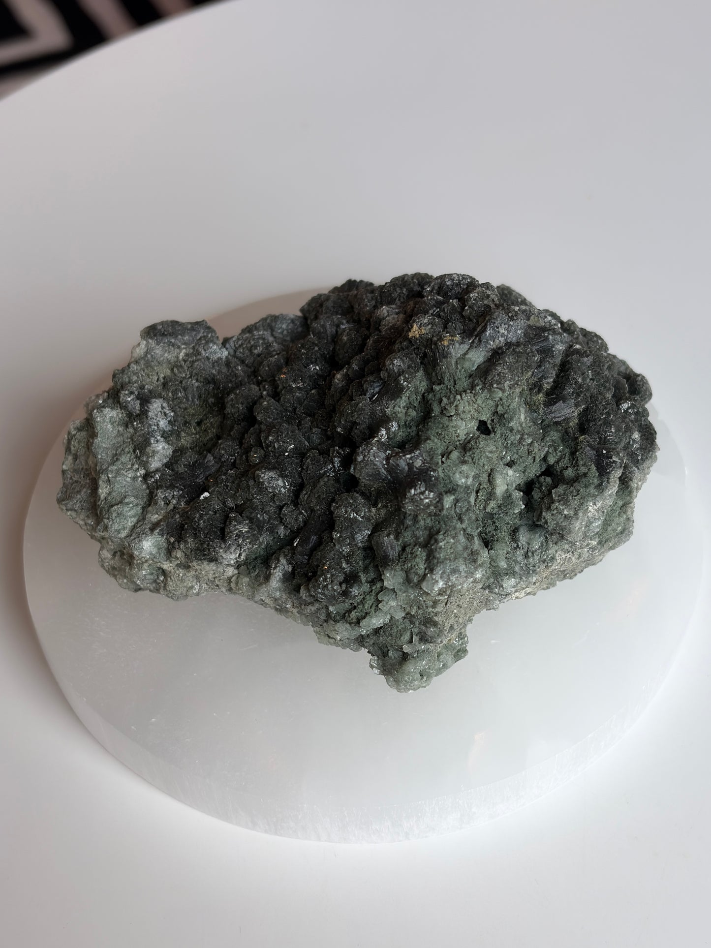 Prehnite with Epidote Cluster
