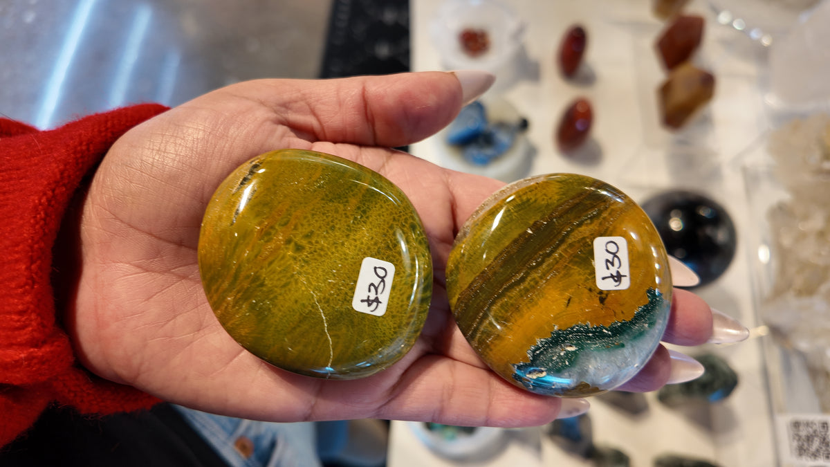Ocean Jasper Palm Stone