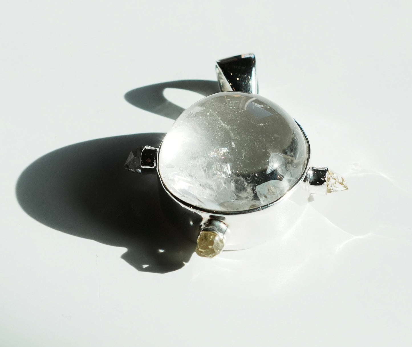 Manifesting Clear Quartz Pendant