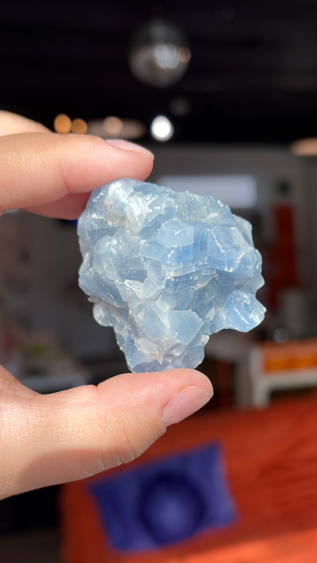 Raw Blue Calcite